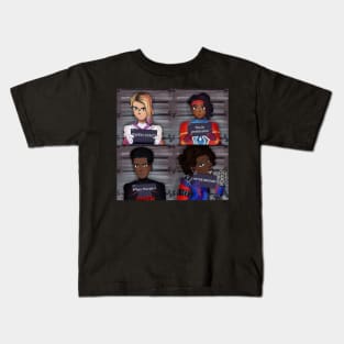 spider people in jail Kids T-Shirt